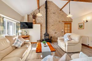 Posezení v ubytování Starling cottage