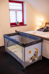 Postel nebo postele na pokoji v ubytování Ateliér 673