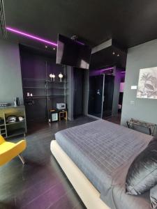 Postel nebo postele na pokoji v ubytování Skyline Solaria Milano