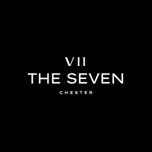 un signo que dice viii el siete queso en The Seven Chester en Chester