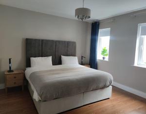 Postel nebo postele na pokoji v ubytování Blacklion prime location apartment