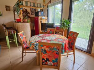 Posezení v ubytování Le Domaine des Sources