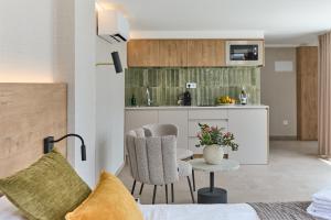Kuchyň nebo kuchyňský kout v ubytování El Pont Alicante Apartments