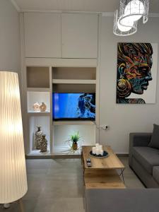 TV a/nebo společenská místnost v ubytování Diamond Suite + 37 fotografií