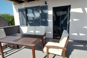 Μπαλκόνι ή βεράντα στο Accommodation Centar, Murter