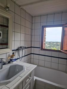 Koupelna v ubytování Villa Clarté Sète