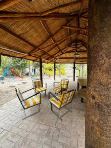 Un patio sau altă zonă în aer liber la Pecoh Potrerillos - Casa de montaña