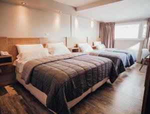 Hotel EcoSki by bund客房内的一张或多张床位