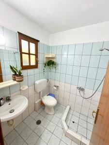 Koupelna v ubytování Guesthouse Rondo