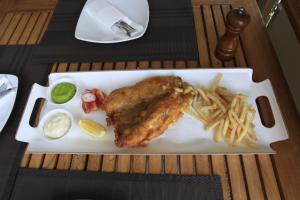 Eten bij of ergens in de buurt van het pension

