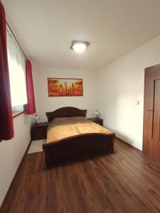 Postel nebo postele na pokoji v ubytování Apartmán SCHEYER
