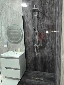 Koupelna v ubytování Terra Residence Beiuș