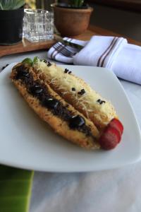 Eten bij of ergens in de buurt van het pension

