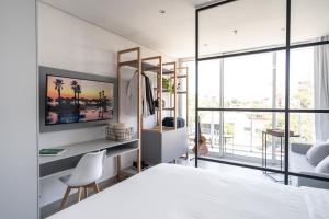 Vuode tai vuoteita majoituspaikassa ZT Coliving and Hotel 37 kuvaa lisää