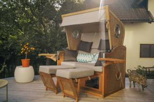 Patio nebo venkovní prostory v ubytování Apartments Stissen - Hideaway am Sonnhügel