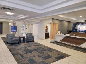 The lobby or reception area at Holiday Inn Express Dryden, an IHG Hotel