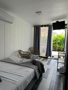 Ένα ή περισσότερα κρεβάτια σε δωμάτιο στο Hotel Relax Termalitas - Thermal Water