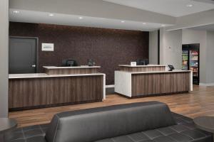 a lobby of a store with reception desks and a waiting room at Residence Inn by Marriott Fresno Clovis in Clovis