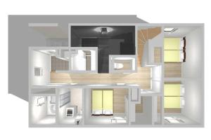 a rendering of a house with a room at Arun別邸 地下鉄自衛隊前駅徒歩1分 in Sapporo