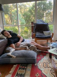 Area soggiorno di Whispering Gums - Ocean Views, Pet Friendly, EV UNIT 7kW for electric cars, Sleeps 7