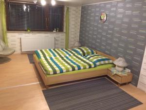 Postel nebo postele na pokoji v ubytování Ferienwohnung Sandkaute