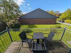 Balkón nebo terasa v ubytování FeWo Harlebriese - Carolinensiel