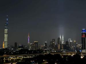 Cảnh Kuala Lumpur hoặc tầm nhìn thành phố từ nhà khách
