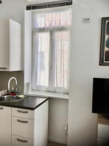 Een keuken of kitchenette bij Apartments Ines - cozy studio