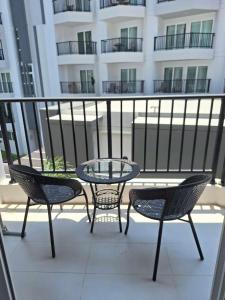 Balkón nebo terasa v ubytování Mantra condo by malai