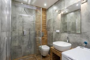 Koupelna v ubytování 34 Gdynia Centrum - Apartament Mieszkanie dla 4os