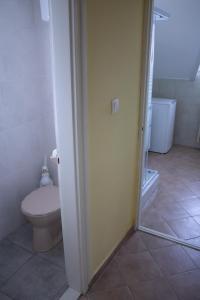 A bathroom at Sándor Apartman