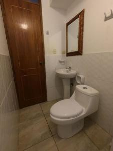 ห้องน้ำของ hostal Balcon de Piedra