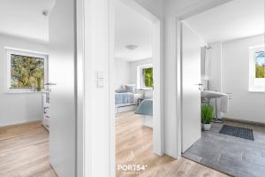 Koupelna v ubytování Ferienwohnung Winningmay 1 Füsing