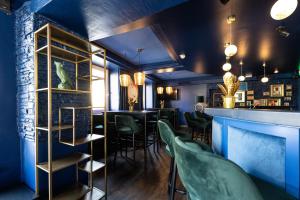 The lounge or bar area at Hotel Landliebe