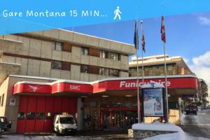 Foto sihtkohas Crans-Montana asuva majutusasutuse Studio cosy au calme avec terrasse vue sur Alpes galeriist