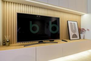 TV a/nebo společenská místnost v ubytování '' The ONE ''