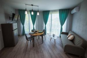 Η κουζίνα ή μικρή κουζίνα στο AthmosphereVillaEma Apartments