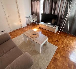 Et sittehjørne på Apartamento CB Coruña