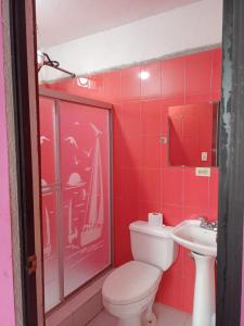 Ванная комната в Captivating 4-Bed House in Tena