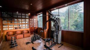 The fitness centre and/or fitness facilities at HillView Munnar