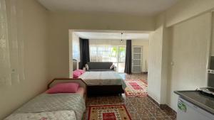 Ένα ή περισσότερα κρεβάτια σε δωμάτιο στο Şahan Apart