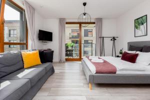 Część wypoczynkowa w obiekcie Palm Aparts Gdańsk