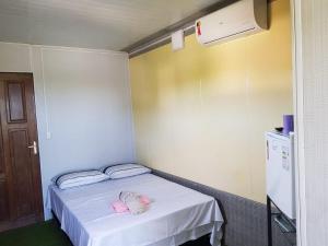 Postel nebo postele na pokoji v ubytování Pousada de Containers