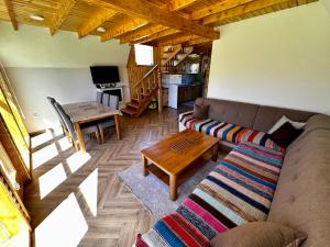 Posezení v ubytování Vlasic Odmor - Villa Krajina V