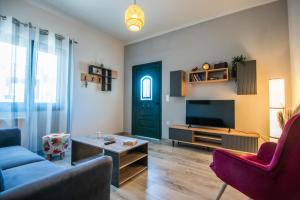 TV a/nebo společenská místnost v ubytování Casa Candia