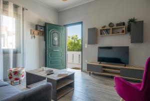 TV a/nebo společenská místnost v ubytování Casa Candia