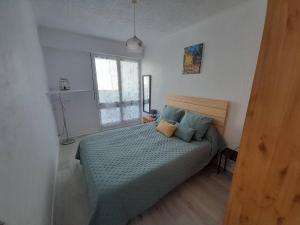 Posteľ alebo postele v izbe v ubytovaní Appartement à 100m de la plage avec parking et petits animaux admis - FR-1-324A-38