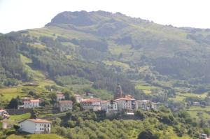 A bird's-eye view of Etxeberri Landa Etxea