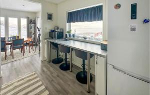 Dapur atau dapur kecil di Beautiful Home In Stokmarknes