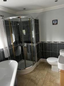 Kylpyhuone majoituspaikassa Ida House